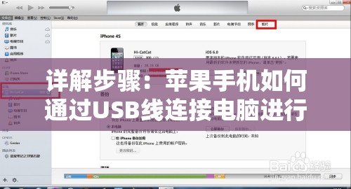 详解步骤：苹果手机如何通过USB线连接电脑进行文件传输