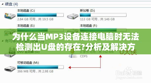 为什么当MP3设备连接电脑时无法检测出U盘的存在?分析及解决方法教程