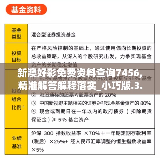 新澳好彩免费资料查询7456,精准解答解释落实_小巧版.3.482