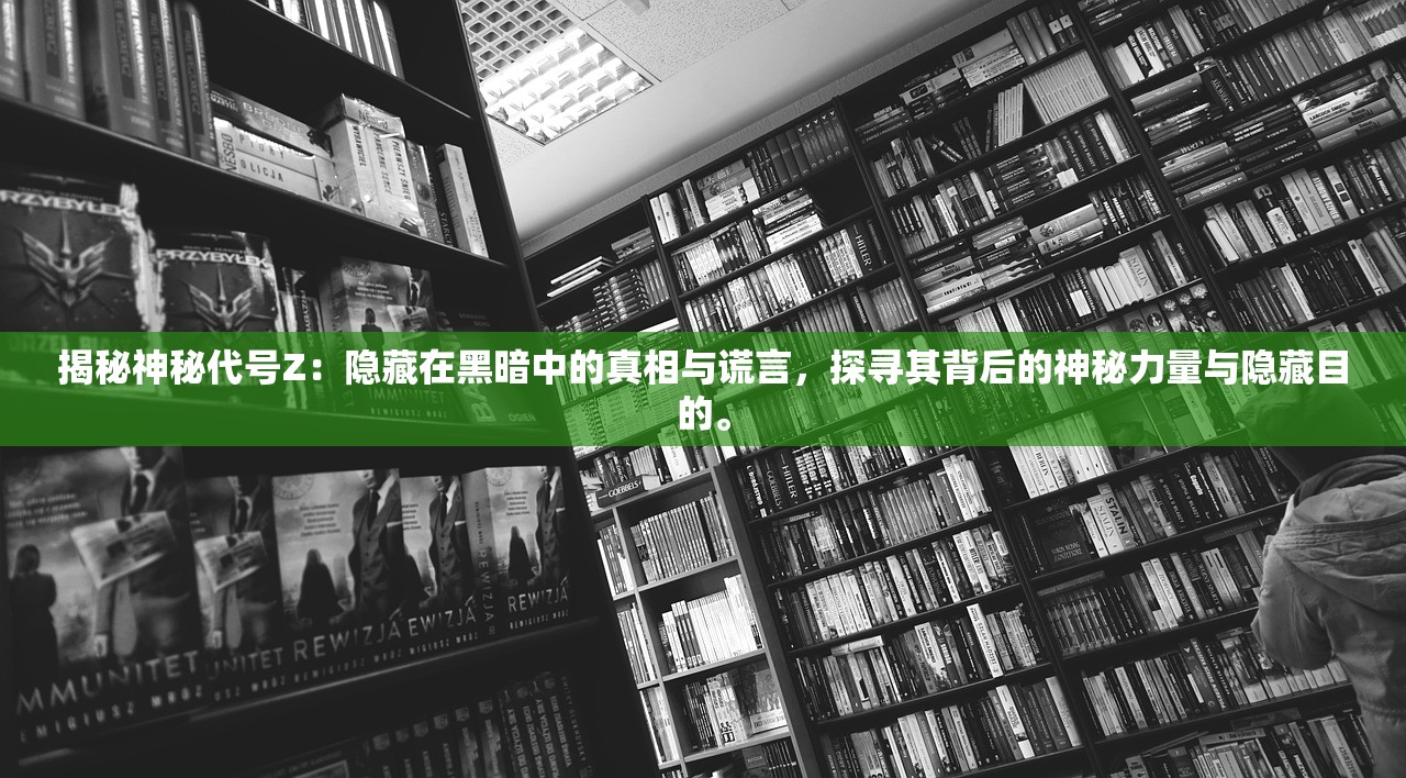 揭秘神秘代号Z：隐藏在黑暗中的真相与谎言，探寻其背后的神秘力量与隐藏目的。